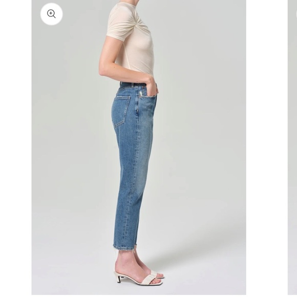 AGOLDE RILEY HIGH RISE STRAIGHT CROP SIZE 25 - Picture 4 of 12